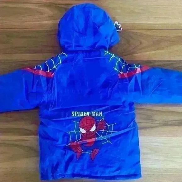 BRAND NEW Spider  Man lined coat for kids - Picture 5 of 7